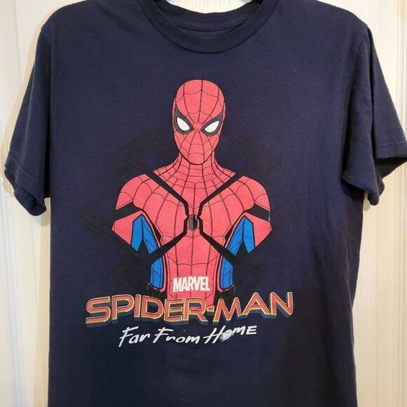 SPIDERMAN NAVY BLUE SHIRT - Picture 6 of 12